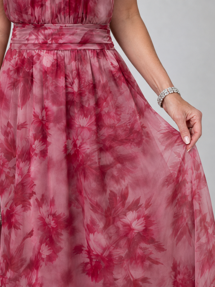 Avien - Soft Halter Neck Midi Dress | Elegant, Chic, Versatile Midi