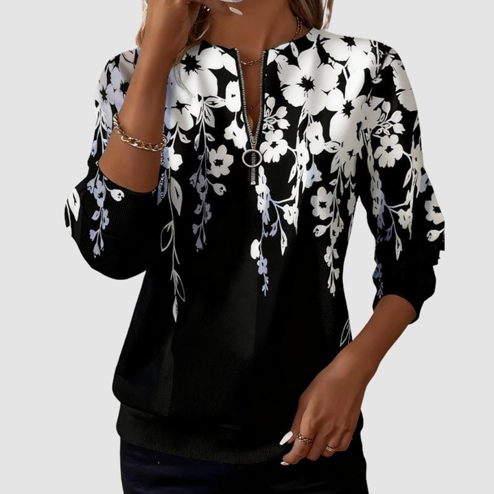 Jillanna | Half Zip Sweatshirt, Casual, Comfortable, Stylish