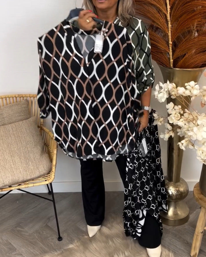 Meri | Graphic Print Blouse