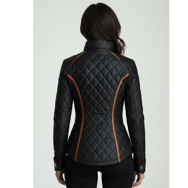 Leatrice - Diamond-Quilted Lined Jacket