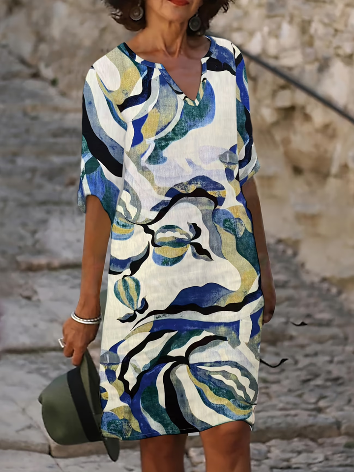Ezella | Floral Print Midi Dress