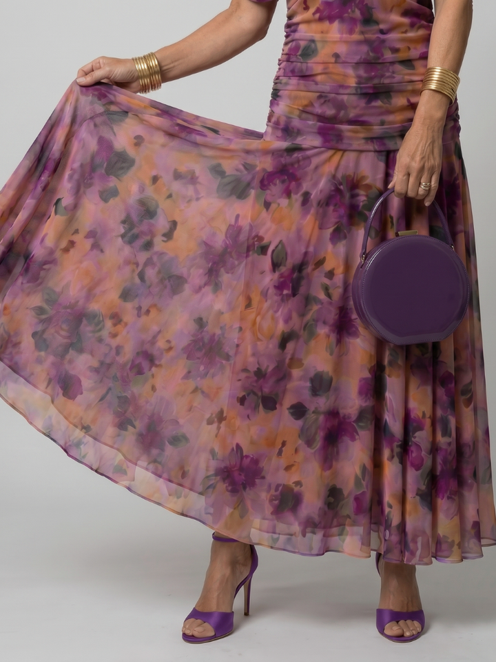 Calen - Off Shoulder Flow Midi Dress | Casual, Elegant, Comfortable