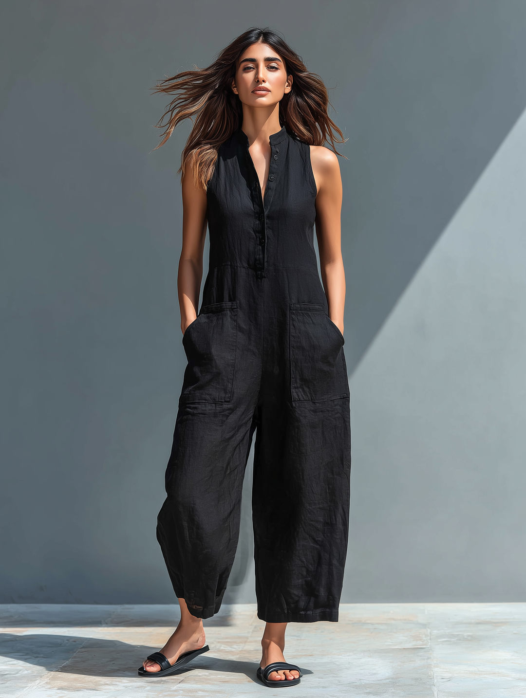 Lallie | Elegant Sleeveless Jumpsuit