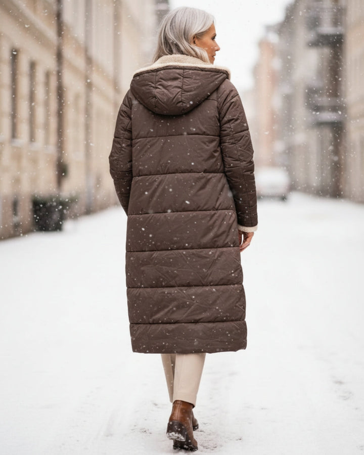 Sheena | Long Sleeve, Quilted, Warm Winter Coat