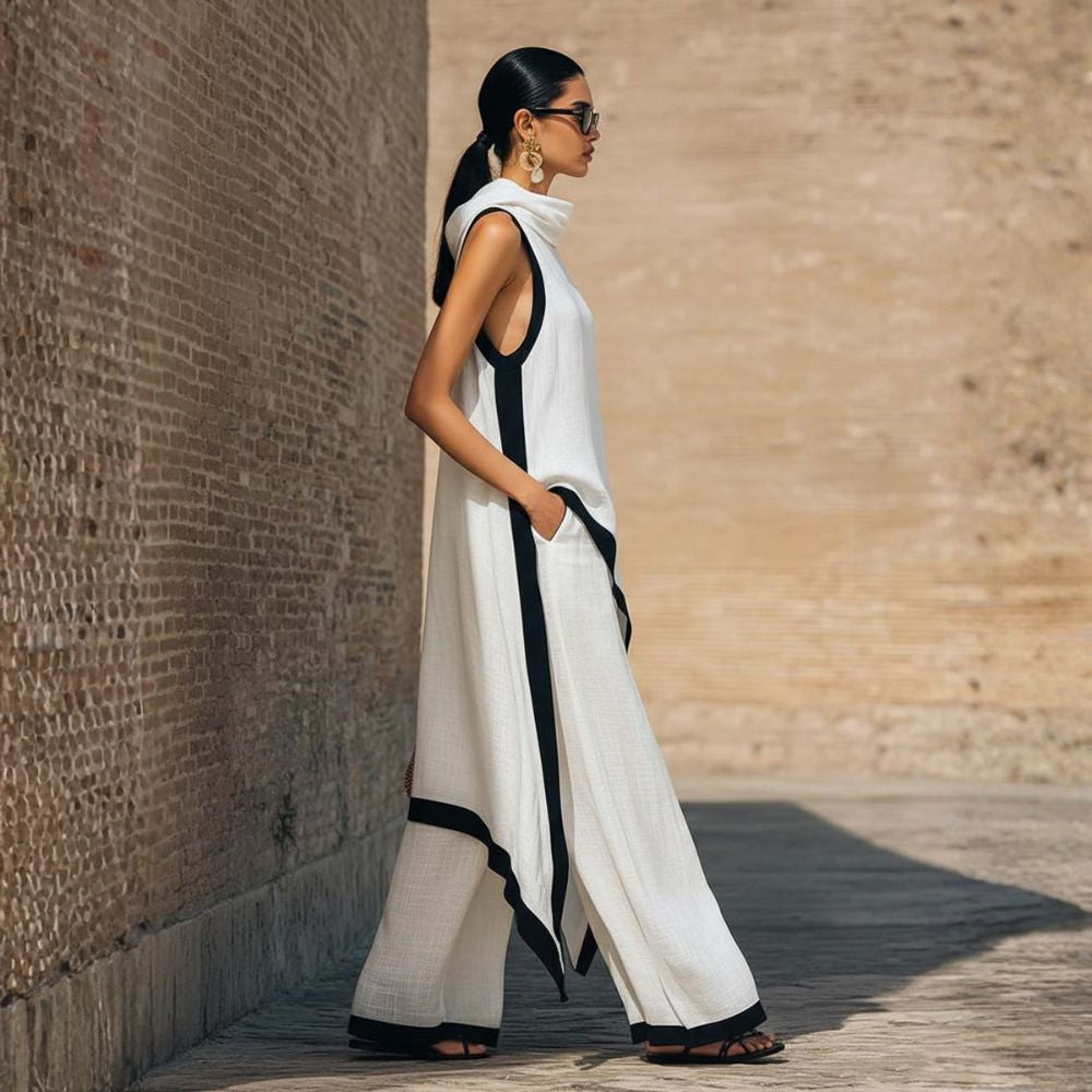 Glenna Elegant Set | Chic Knit Maxi Dress
