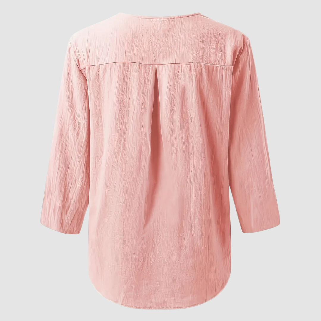 Melisa | Casual Cotton Linen Blouse