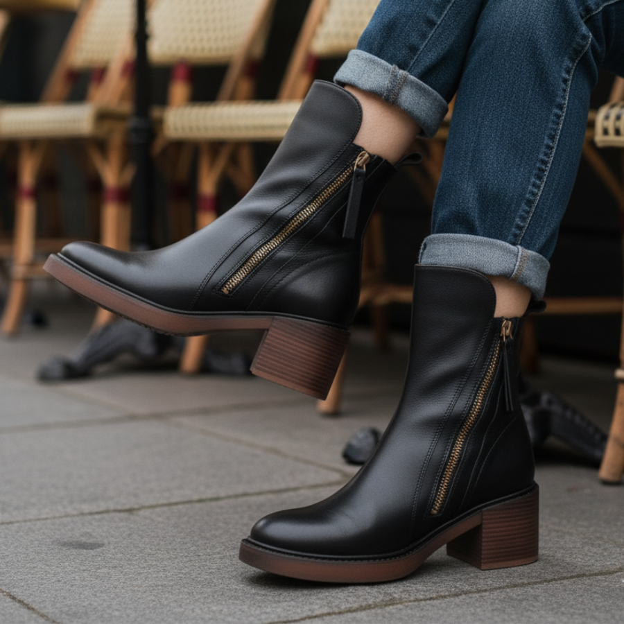 Vi™ Elegant Leather Boots | Chic Comfortable Stylish Boots