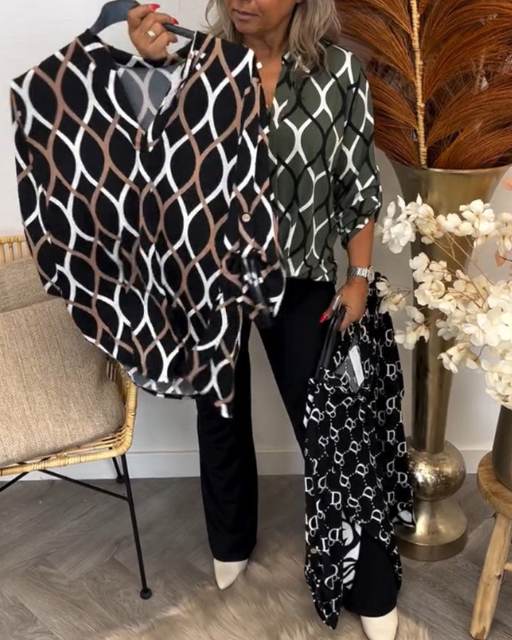 Meri | Graphic Print Blouse