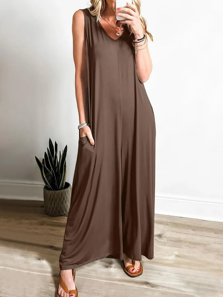 Nella | Comfy V-Neck Jumpsuit