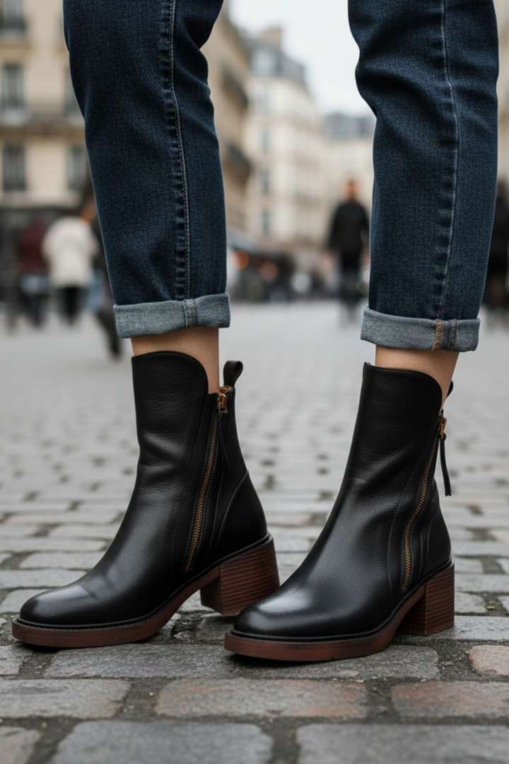 Vi™ Elegant Leather Boots | Chic Comfortable Stylish Boots