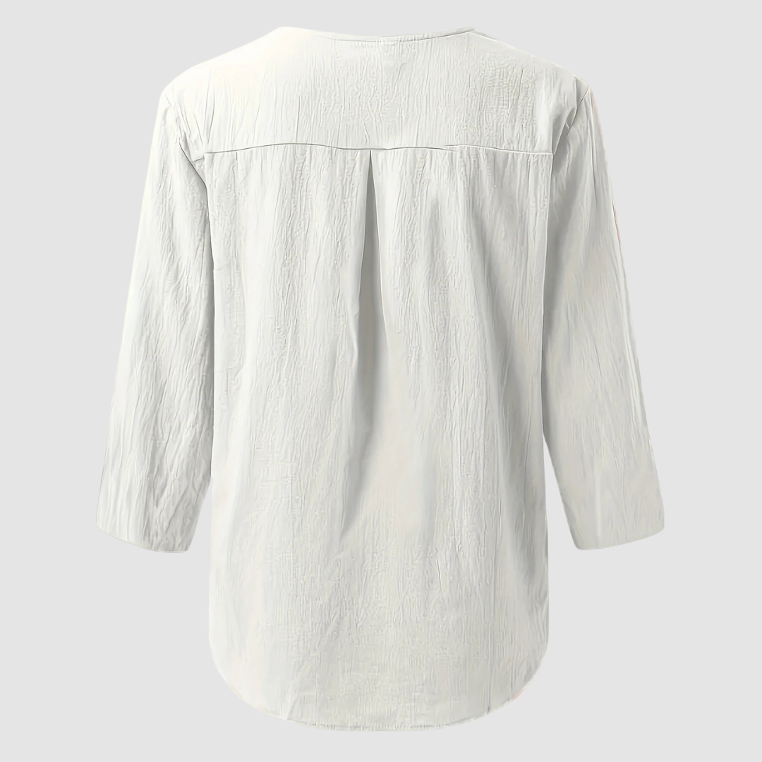 Melisa | Casual Cotton Linen Blouse