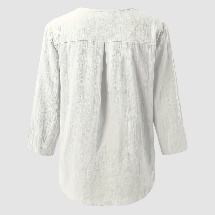 Melisa | Casual Cotton Linen Blouse