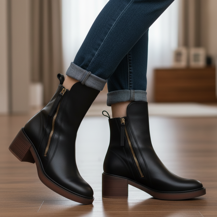 Vi™ Elegant Leather Boots | Chic Comfortable Stylish Boots