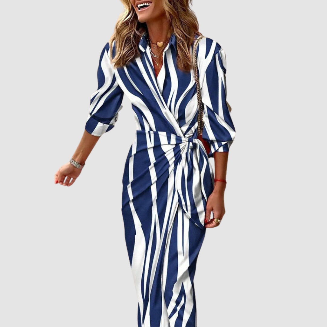 Amy's Wardrobe | Striped Midi Dress