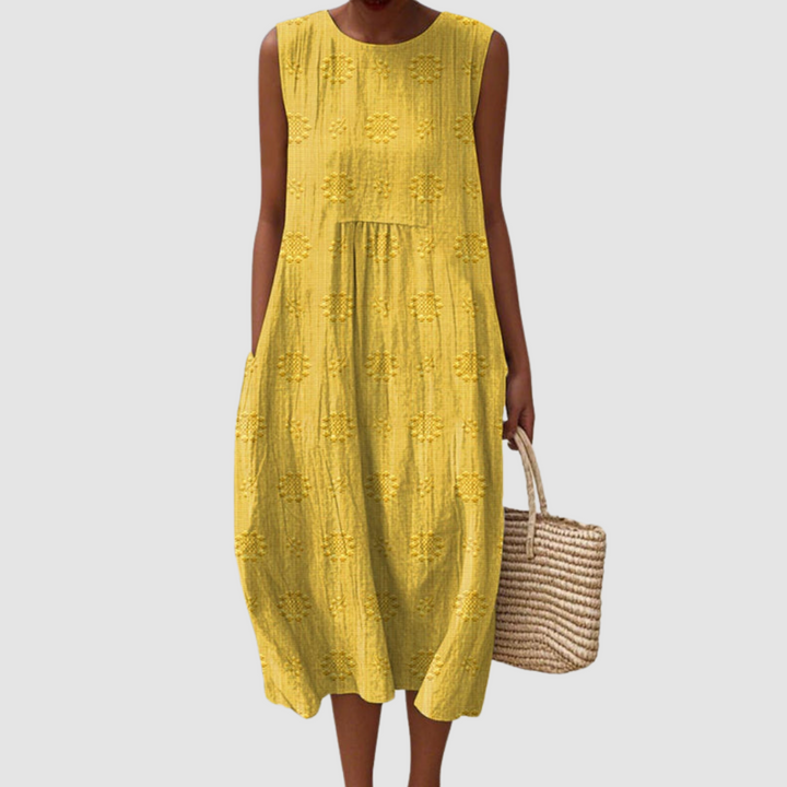 Allison | Breathable Summer Midi Dress
