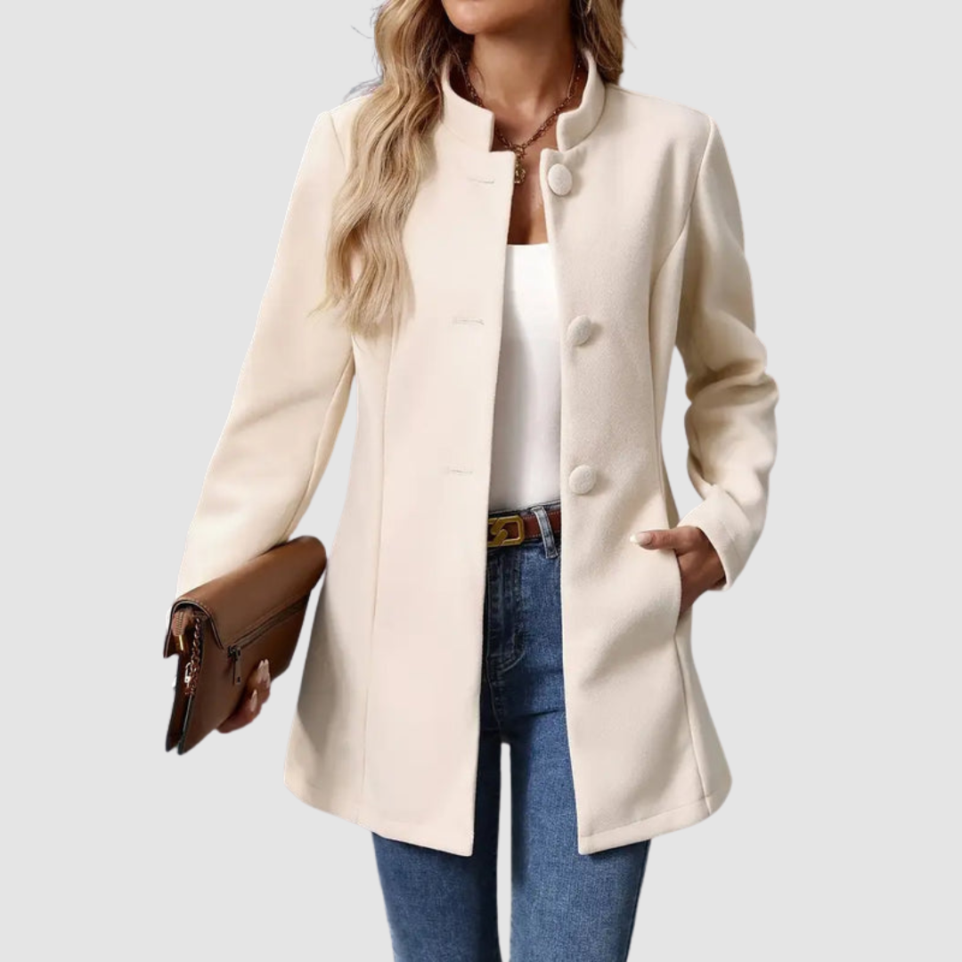 Vera Timeless Elegant Jacket - Classic Tailored Lightweight Outerwear