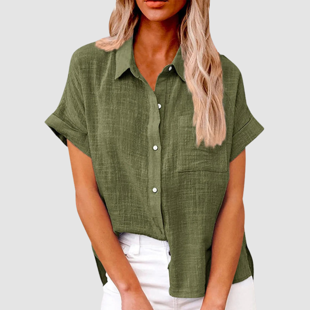 Safa - Elegant Casual Three Quarter Blouse