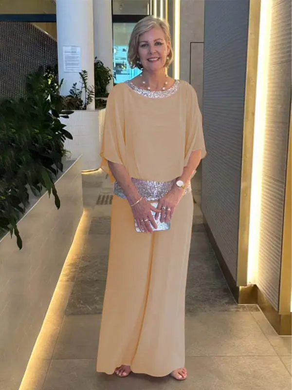 Nessa | Elegant Chic Knit Midi Dress