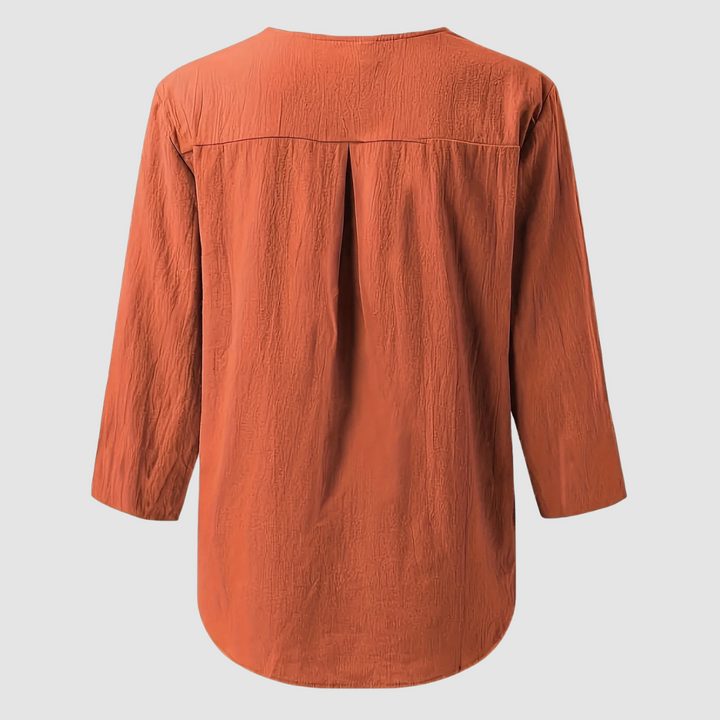 Melisa | Casual Cotton Linen Blouse