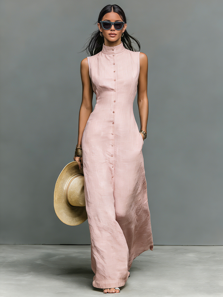 Kristie | Floral Print Chiffon Maxi Dress