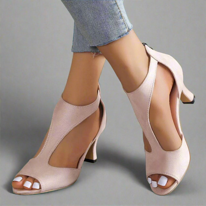 Heidrun | Elegant Comfortable Heeled Sandals