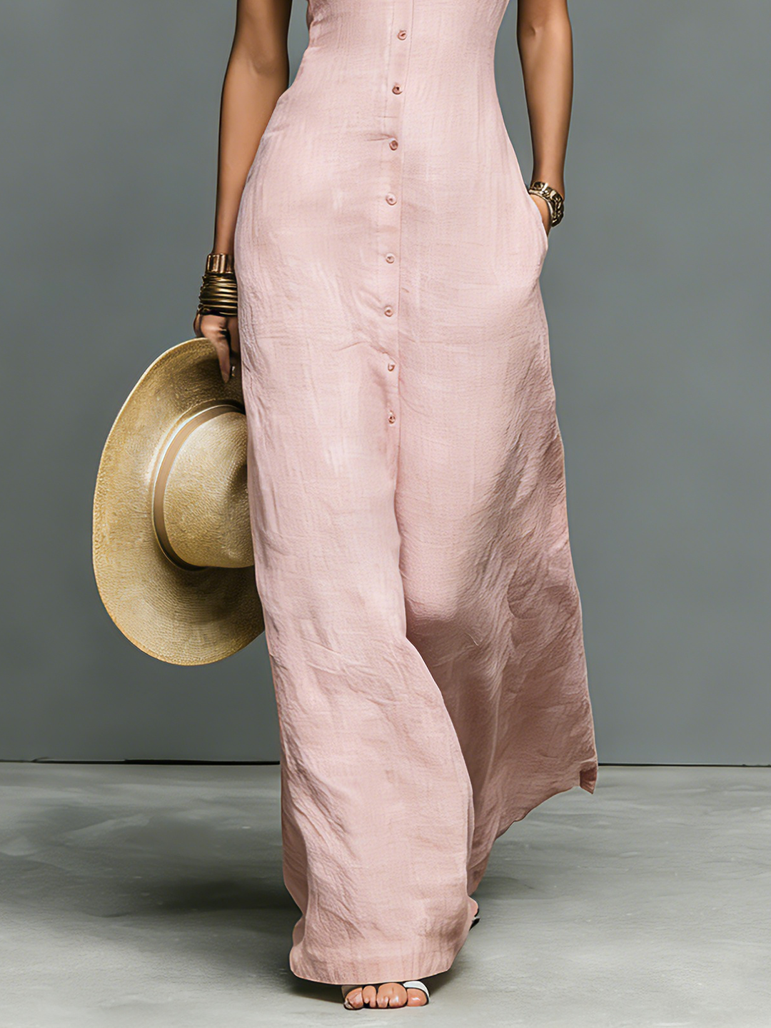 Kristie | Floral Print Chiffon Maxi Dress