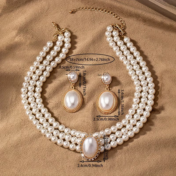 Vintage Pearl Strand | Elegant Jewelry Set