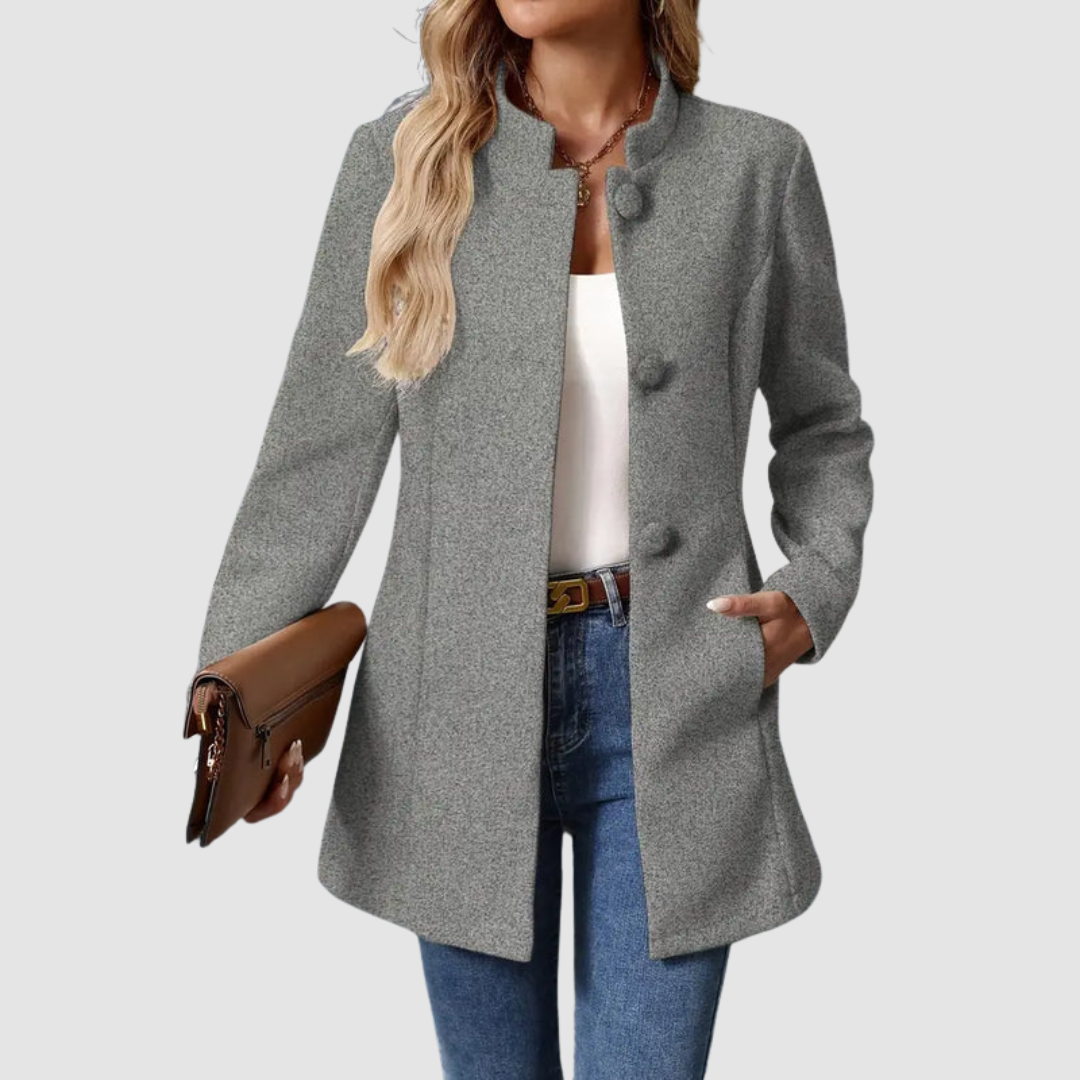 Vera Timeless Elegant Jacket - Classic Tailored Lightweight Outerwear