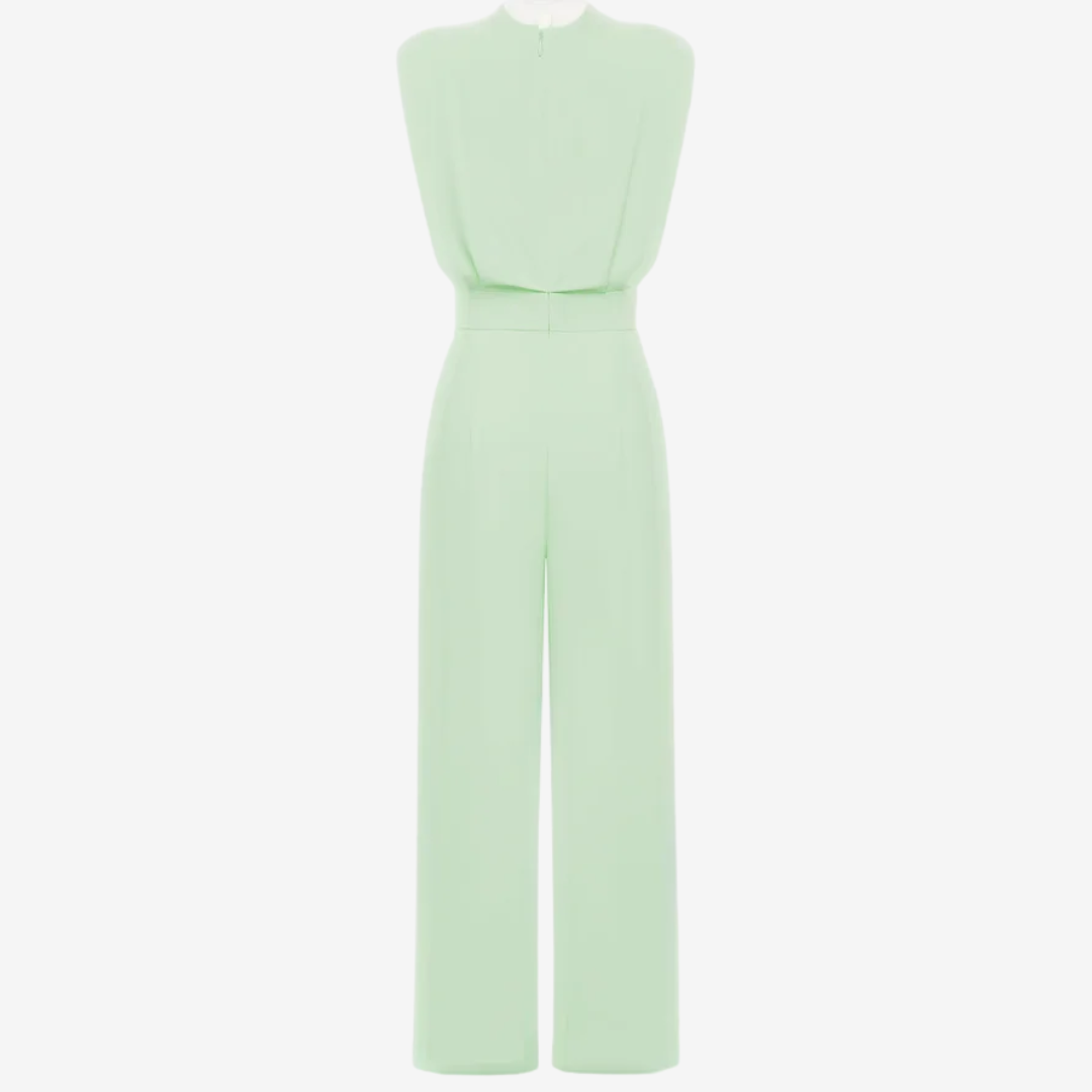 Amirah | Elegant Jumpsuit with Tailored Fit and Three Quarter Sleeves