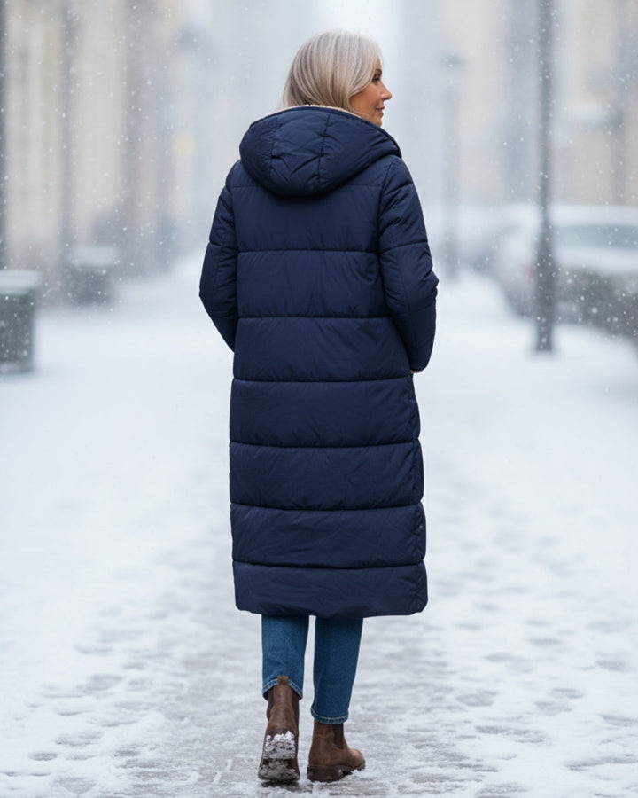 Sheena | Long Sleeve, Quilted, Warm Winter Coat