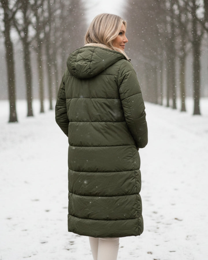 Sheena | Long Sleeve, Quilted, Warm Winter Coat