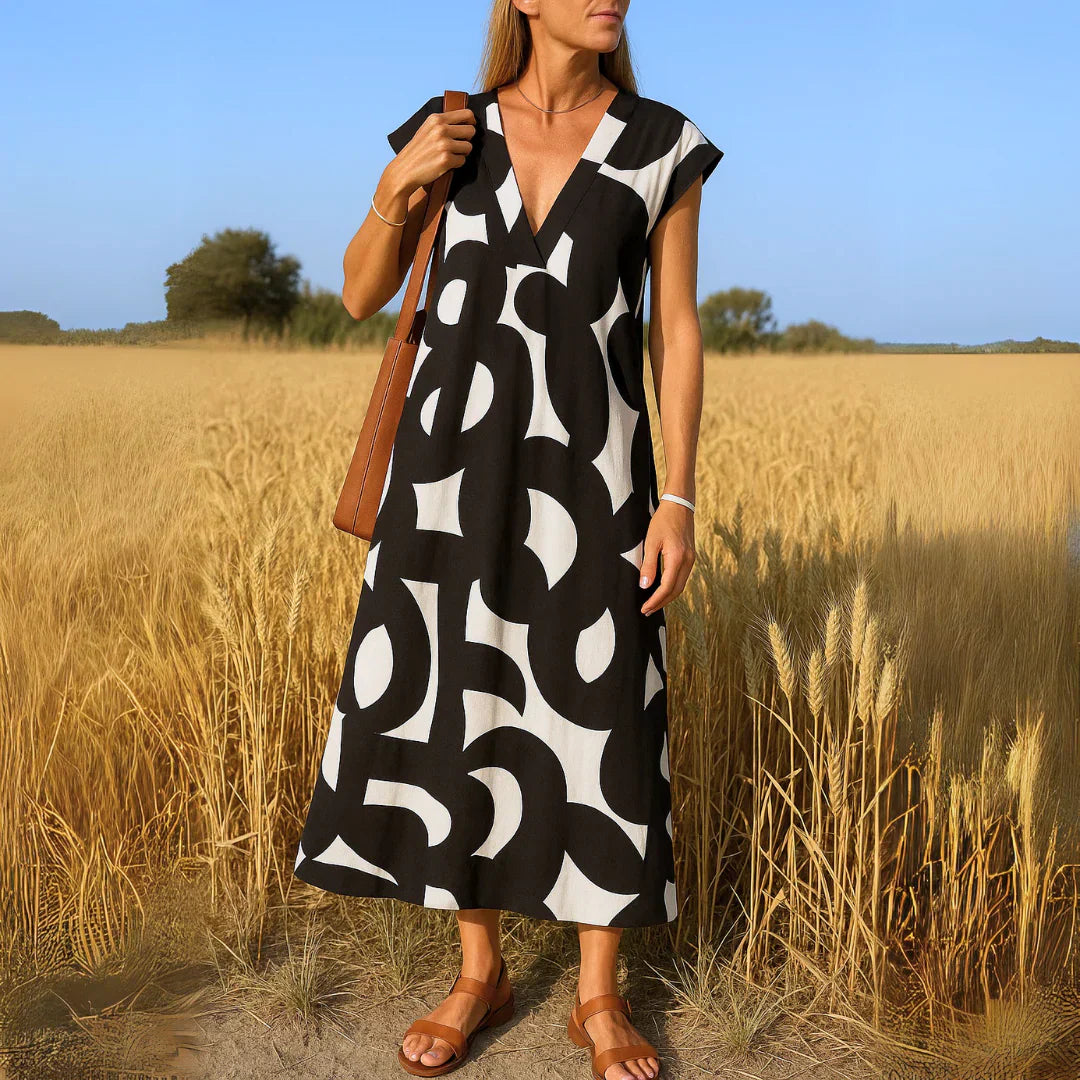 Amy's Wardrobe | Cutwork Detail Maxi Dress