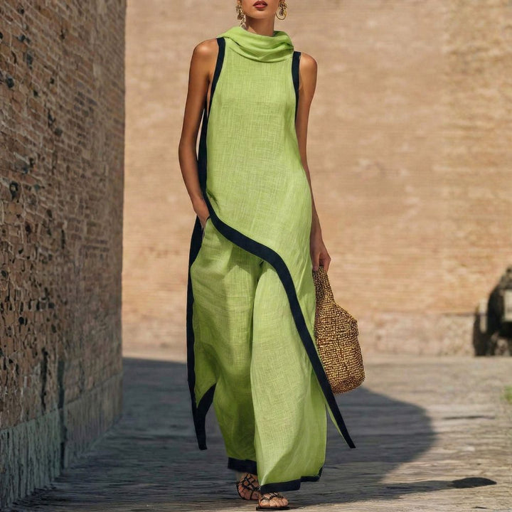 Glenna Elegant Set | Chic Knit Maxi Dress