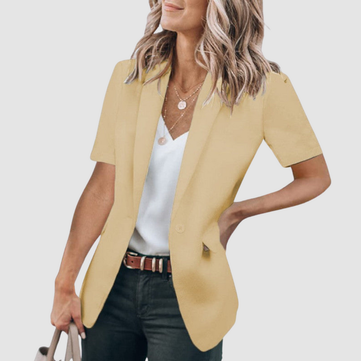 Dollie - Modern Short-Sleeve Blazer