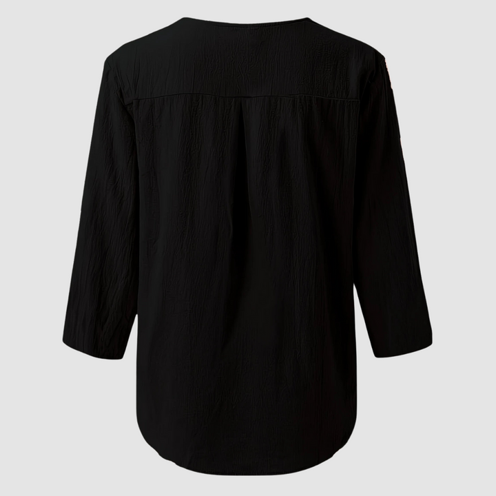 Melisa | Casual Cotton Linen Blouse