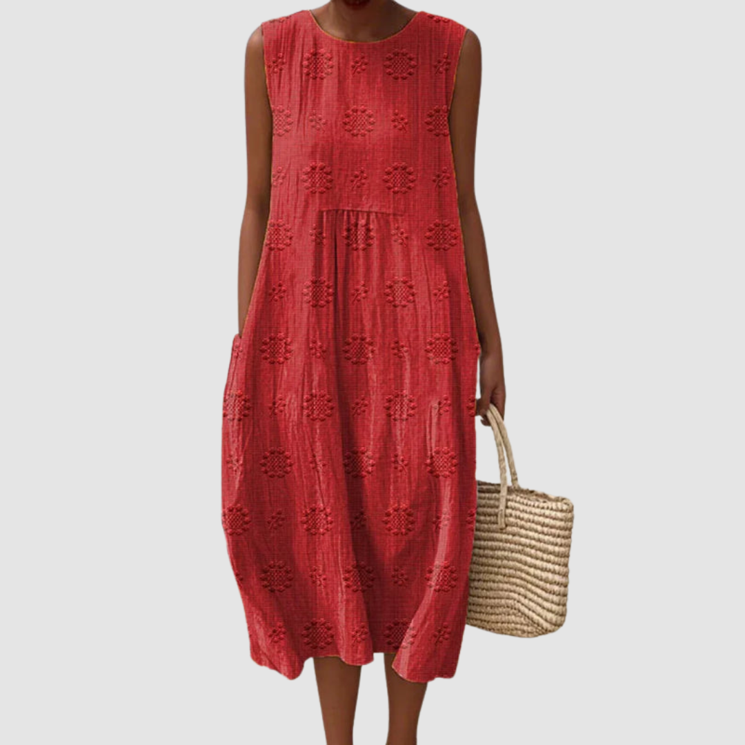 Allison | Breathable Summer Midi Dress