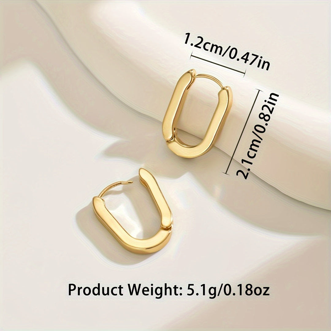 Sophisticated Geometric Hoop Earrings | Elegant, Statement, Modern Accessories