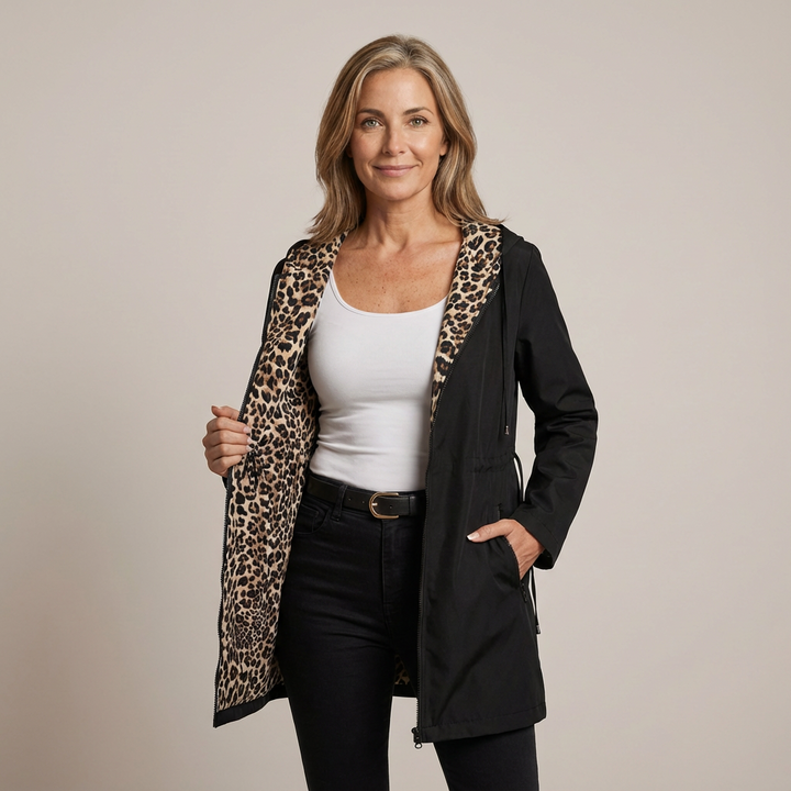 Nikkie Reversible Hooded Coat | Stylish Versatile Outerwear