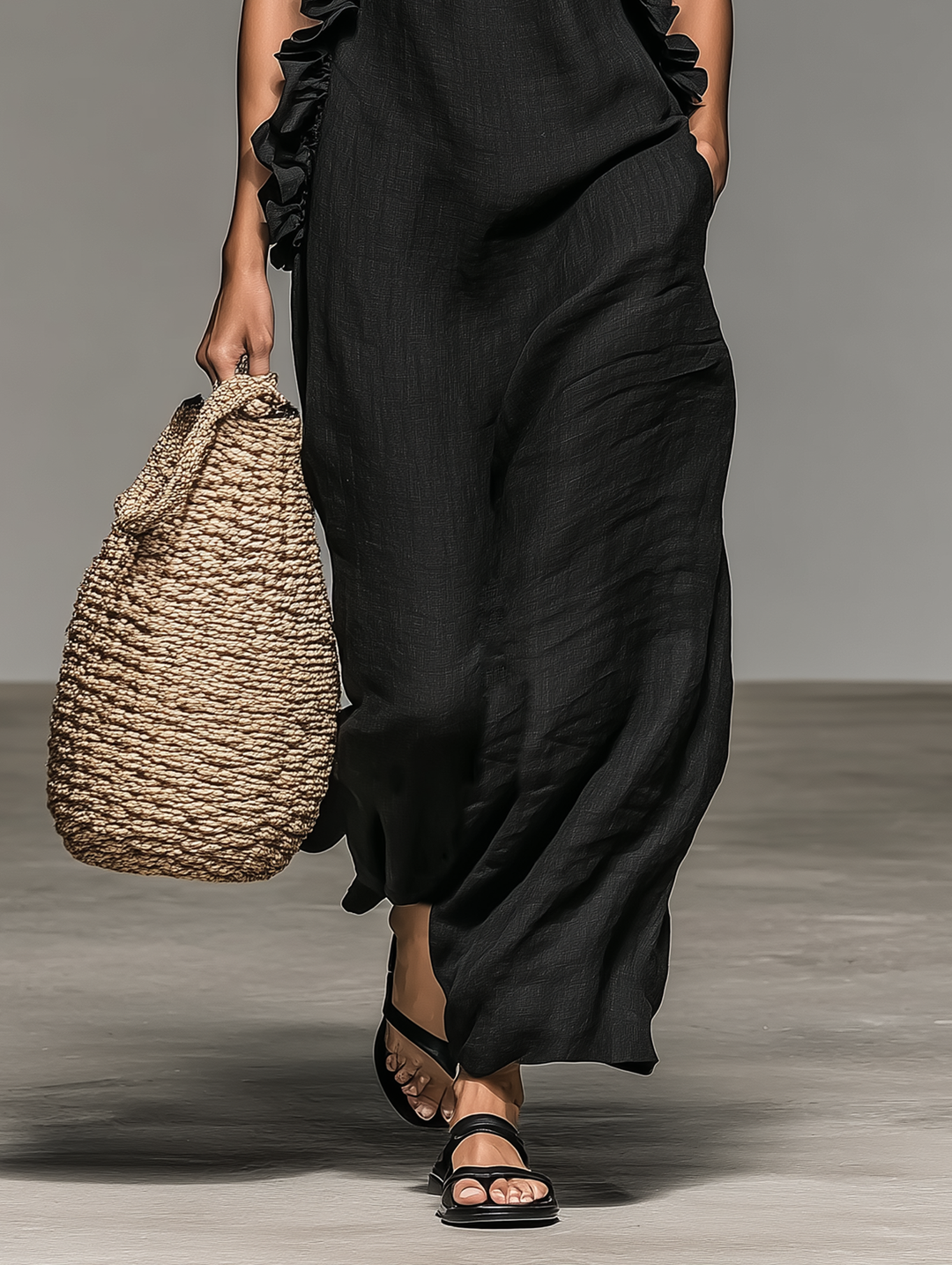 Gladys | Elegant Maxi Dress with Pockets