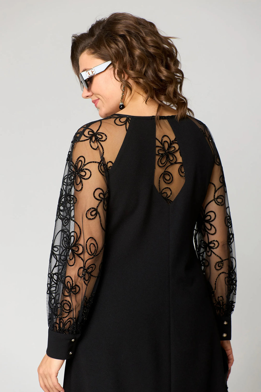 Edyth | Elegant Lace Three Quarter Dress