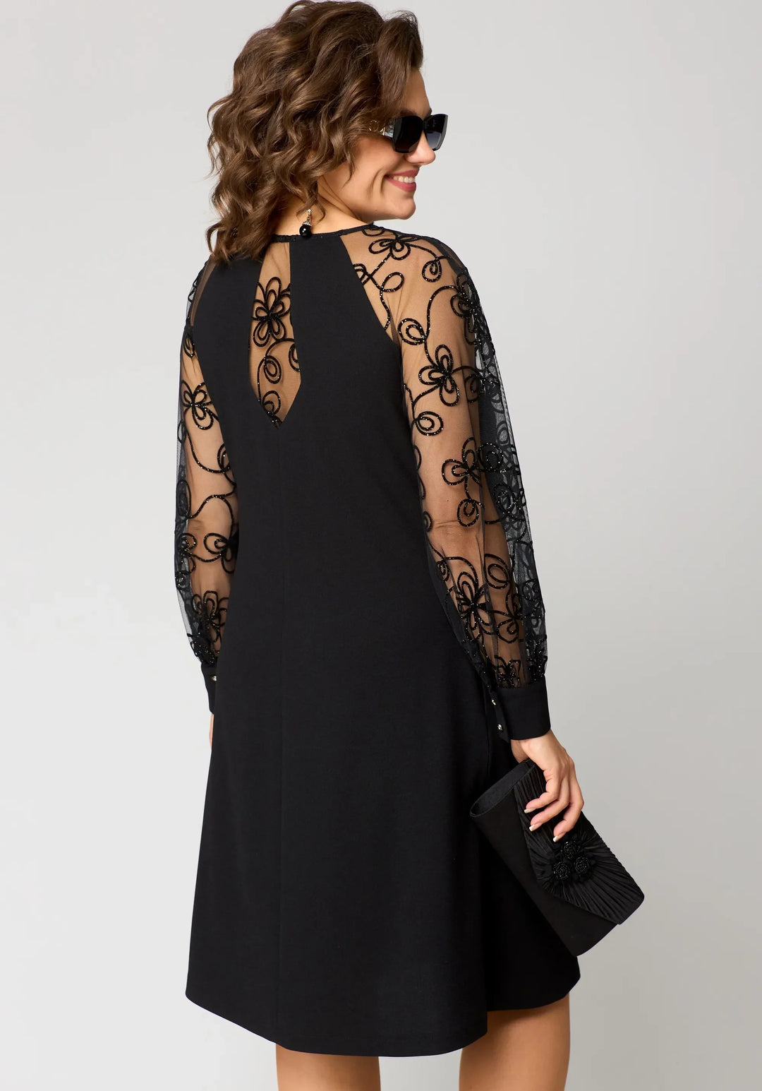 Edyth | Elegant Lace Three Quarter Dress