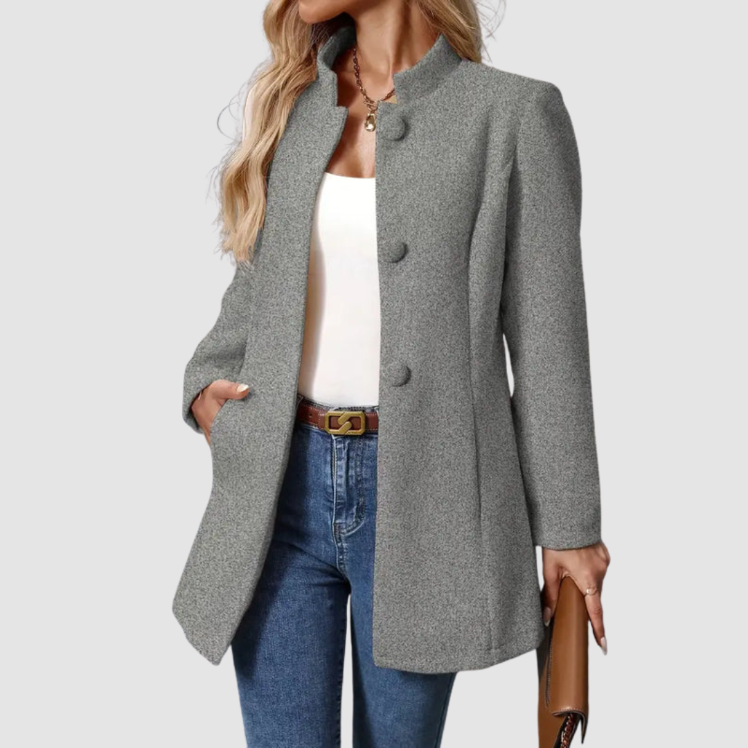 Vera Timeless Elegant Jacket - Classic Tailored Lightweight Outerwear