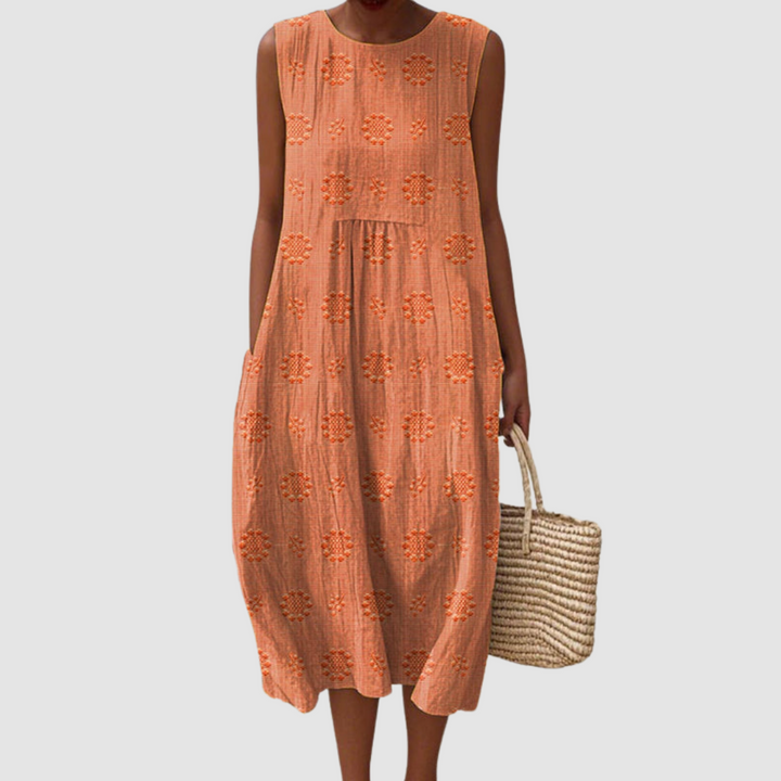 Allison | Breathable Summer Midi Dress