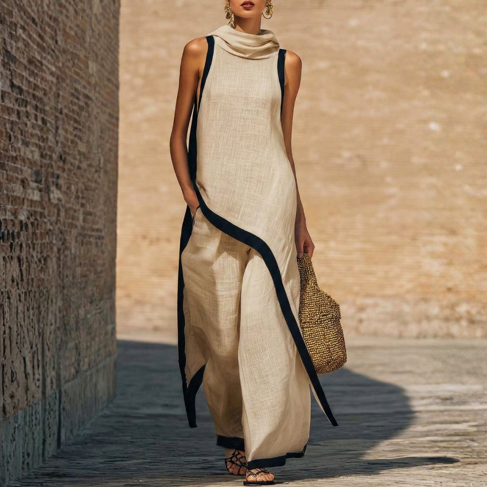 Glenna Elegant Set | Chic Knit Maxi Dress