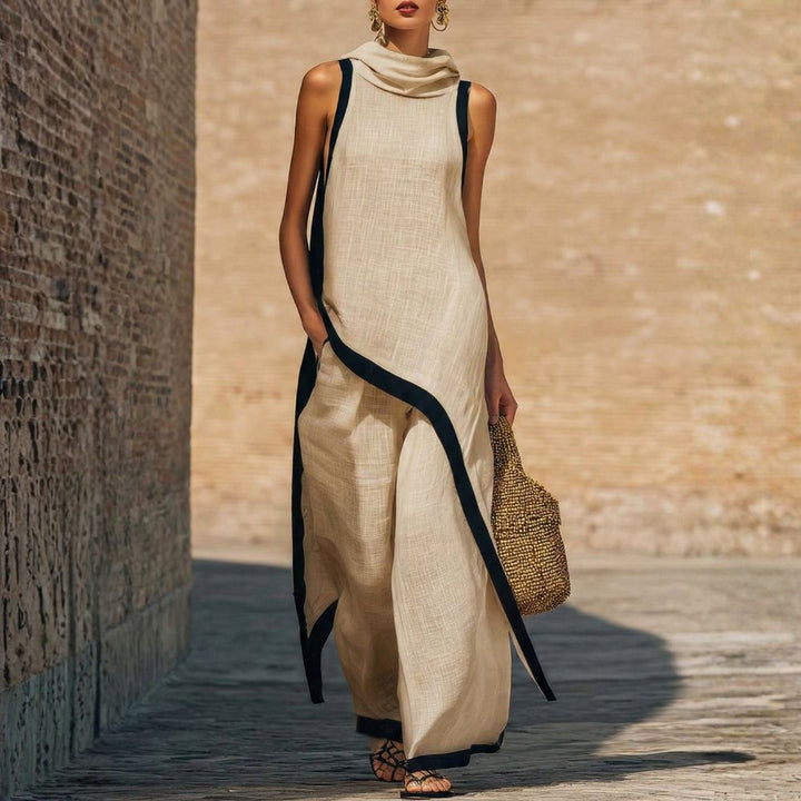 Glenna Elegant Set | Chic Knit Maxi Dress