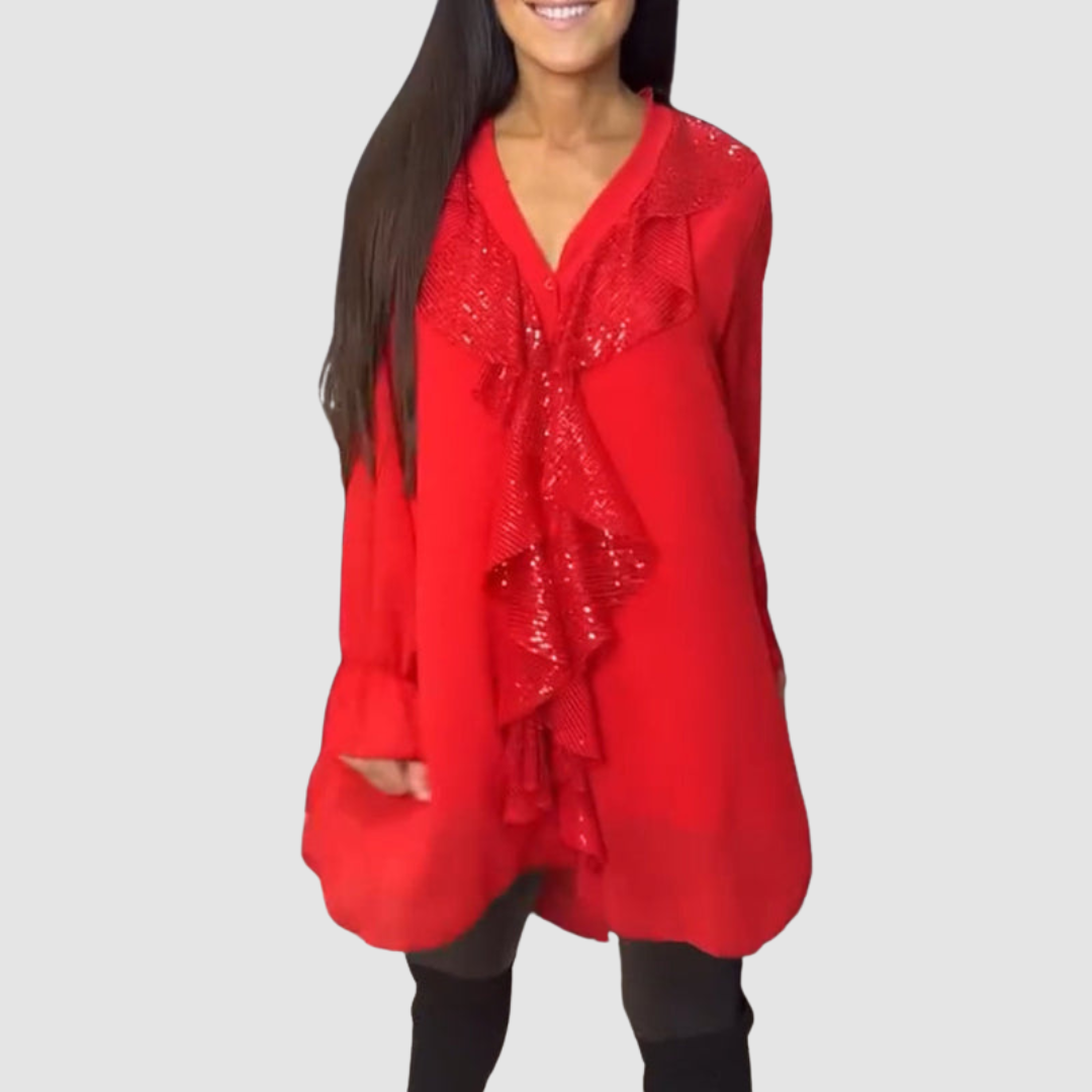 Elain | Elegant Ruffled Blouse