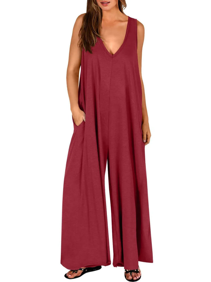 Nella | Comfy V-Neck Jumpsuit