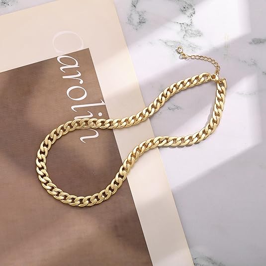 Prestige Chunky Gold Necklace | Statement Jewelry Accessory