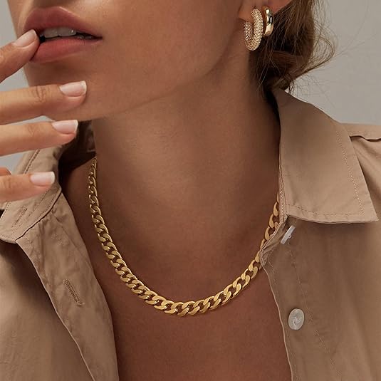 Prestige Chunky Gold Necklace | Statement Jewelry Accessory