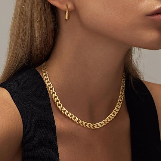 Prestige Chunky Gold Necklace | Statement Jewelry Accessory